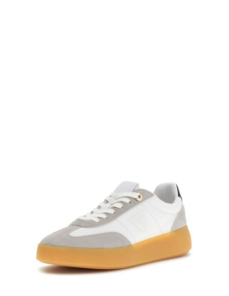 Sneakers Parlet con inserto in suede grigio Guess FLPPARFAB12