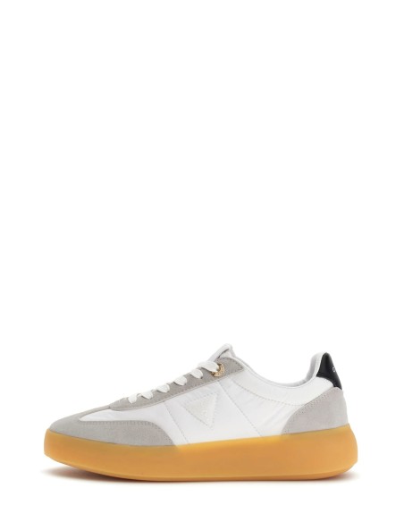 Sneakers Parlet con inserto in suede grigio Guess FLPPARFAB12