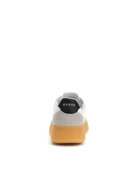 Sneakers Parlet con inserto in suede grigio Guess FLPPARFAB12
