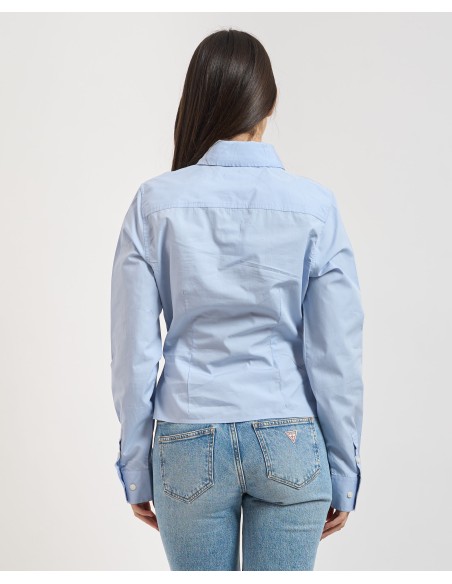 Camicia Celeste donna Guess W6RH66WH7P1