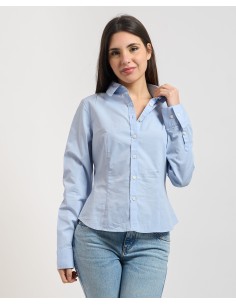 Camicia Celeste donna Guess W6RH66WH7P1