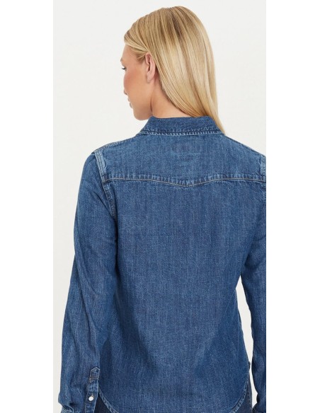 Camicia in denim donna Guess Jeans W4YH35D5E13