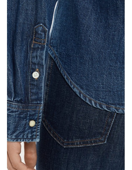 Camicia in denim donna Guess Jeans W4YH35D5E13