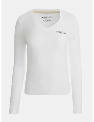 T-shirt manica lunga donna Guess Jeans W4YI21J1314