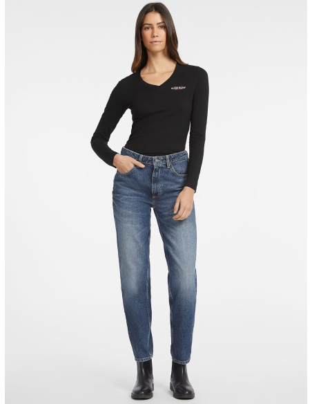 T-shirt manica lunga donna Guess Jeans W4YI21J1314