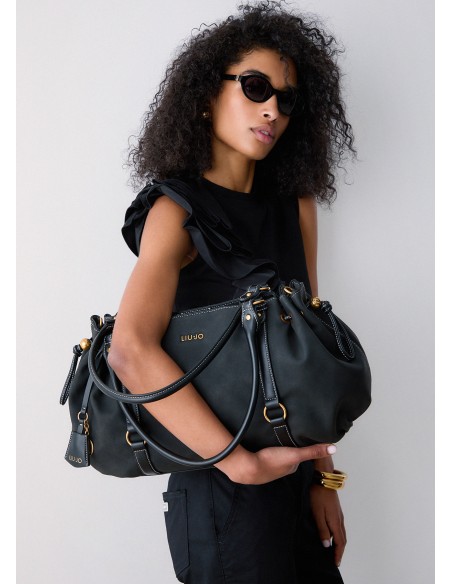 Borsa a spalla nero Liu.jo AA6082E1116