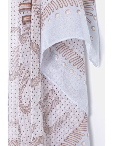Foulard in grande con logo 2A6037T2745