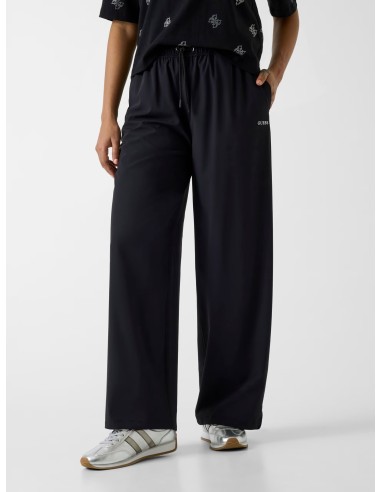 Pantalone gamba larga nero Guess V6RB21WL232