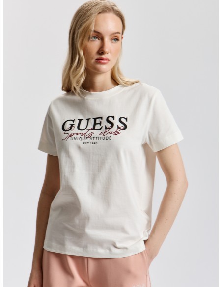 T-shirt beige Guess V6RI05I3Z14
