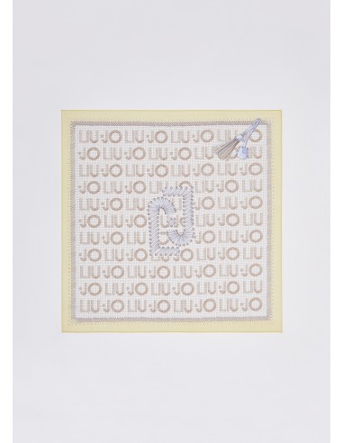 Foulard in grande con logo 2A6037T2745