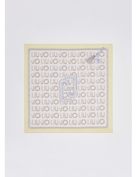 Foulard in grande con logo 2A6037T2745