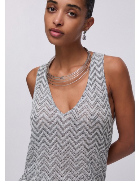 Completo in magia chevron grigio Liu.jo VA6175J3878