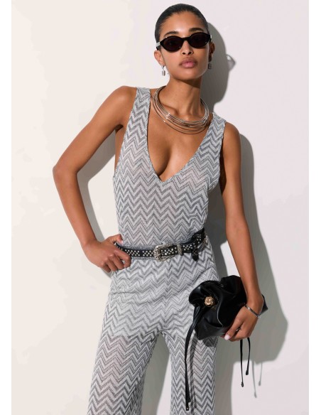 Completo in magia chevron grigio Liu.jo VA6175J3878
