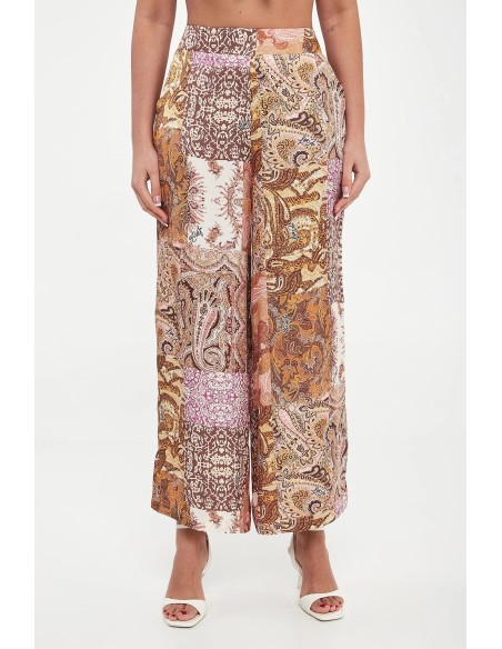 Pantalone in raso stampato Liu.jo VA6067TS124