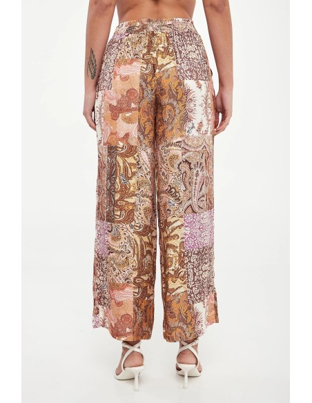 Pantalone in raso stampato Liu.jo VA6067TS124