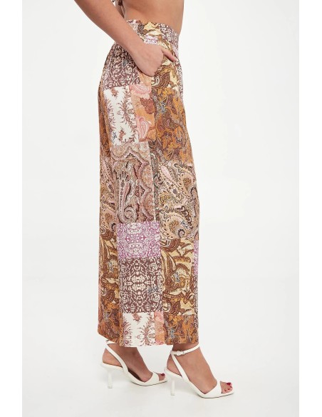 Pantalone in raso stampato Liu.jo VA6067TS124