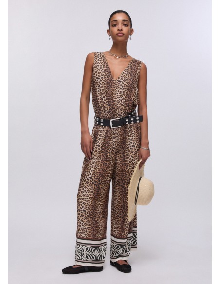Tuta con stampa animalier Liu.jo VA6050TS123