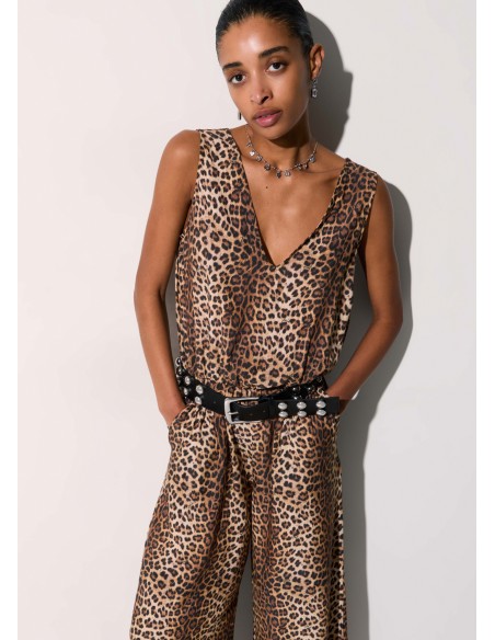 Tuta con stampa animalier Liu.jo VA6050TS123