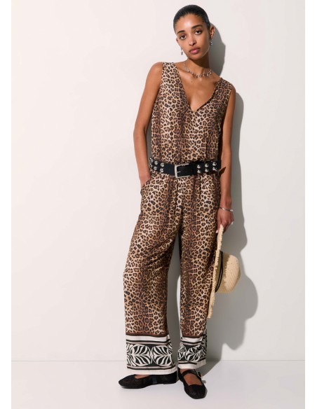 Tuta con stampa animalier Liu.jo VA6050TS123