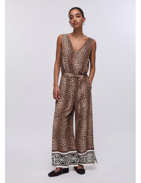 Tuta con stampa animalier Liu.jo VA6050TS123