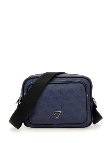 Borsa tracolla Blu Guess HMEVZLP3229