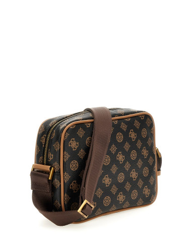Borsa a tracolla uomo moro Guess HMPEONP3229