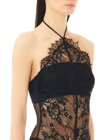 Body Liu.jo nero in pizzo 5F3121J4583