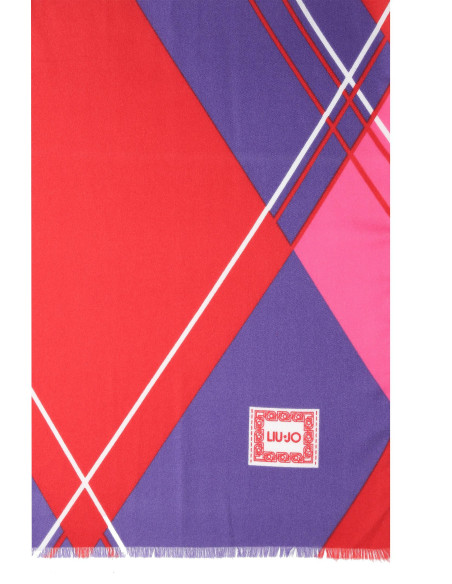 Foulard Liu.jo con stampa rombi 2F3144T0300
