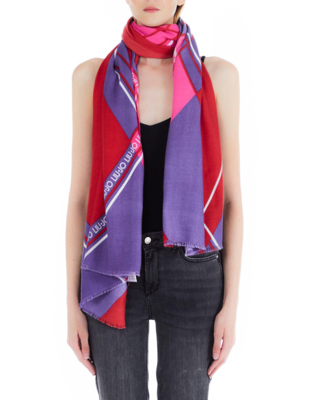 Foulard Liu.jo con stampa rombi 2F3144T0300