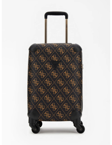 Trolley Berta brown logo Guess S8688943