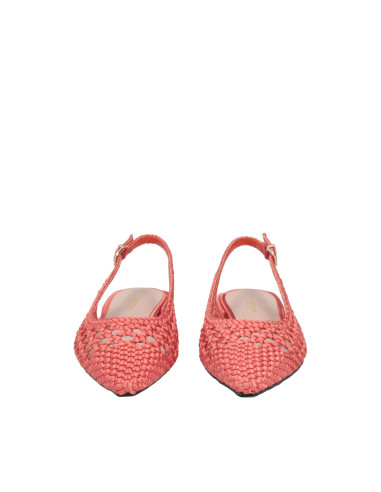 Slingback Delia in raso intrecciatoTosca Blu...