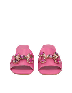 Ciabatta Ida in pelle con tacco alto Tosca Blu  SS2450S380 2