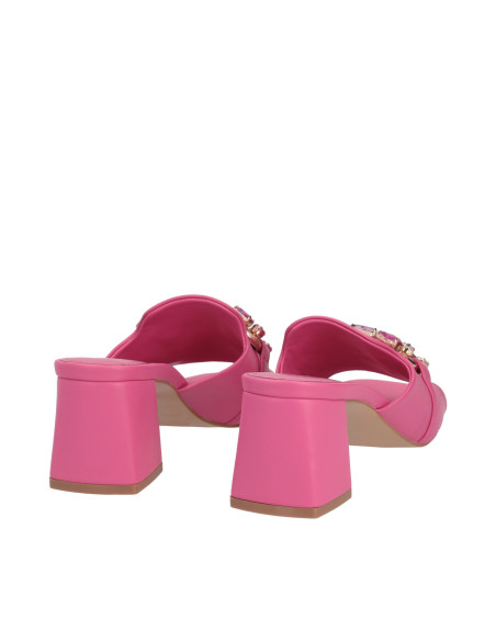 Ciabatta Ida in pelle con tacco alto Tosca Blu  SS2450S380