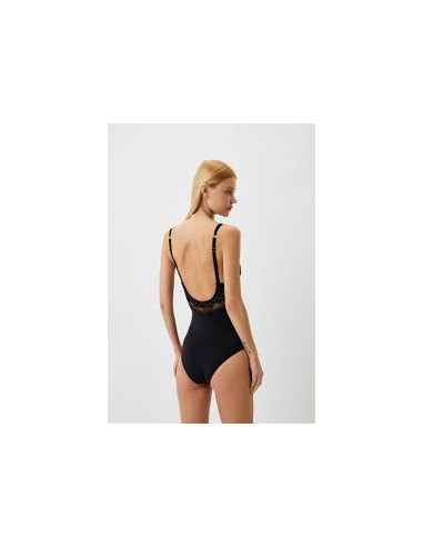 Body Liu.jo con ricamo nero 5F3067J1931