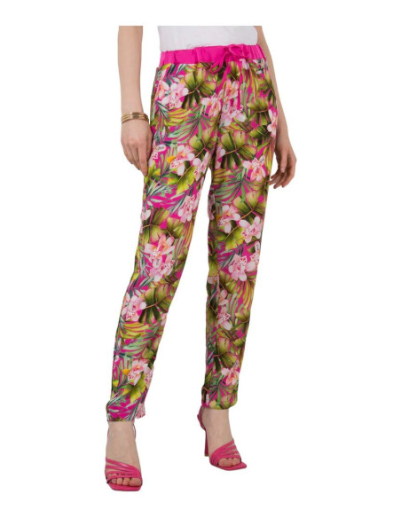 Pantalone Liu.jo con stampa floreale VA3078T3347
