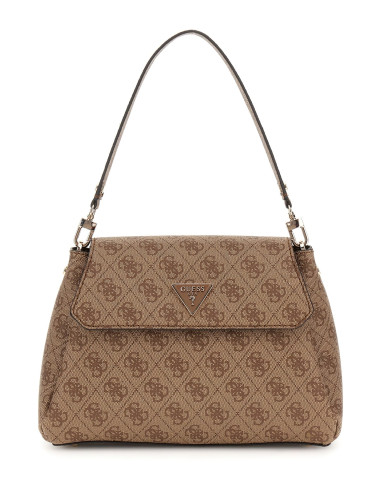 Borsa a tracolla Sora latte logo Guess SG950720