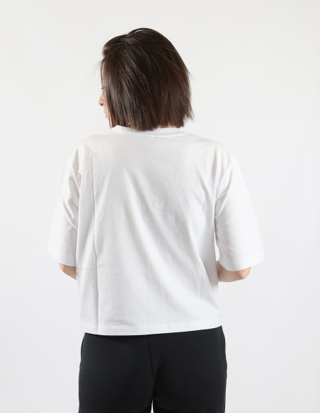 T-shirt logo frontale con paillettes Guess V4YI06I3Z14