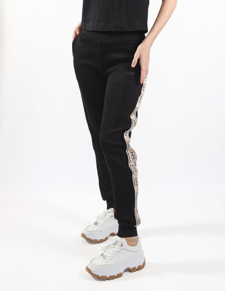 Pantalone Jogger logo laterale Guess V2YB15KB3P2