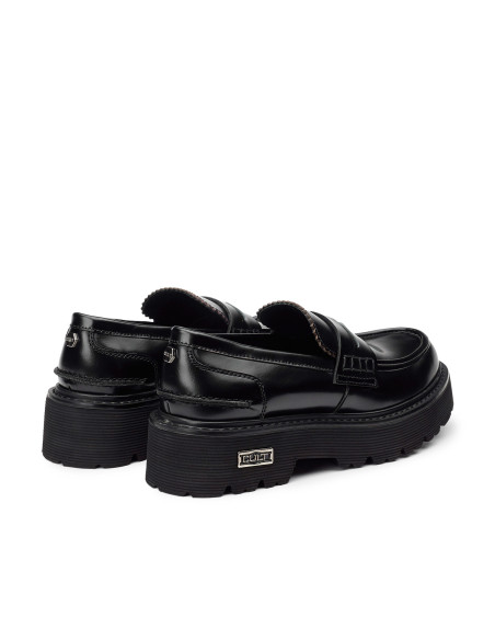 Mocassino in pelle nero CLW394700