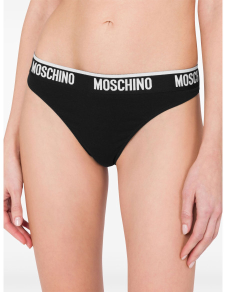 Slip perizoma nero Moschino V6A13074406