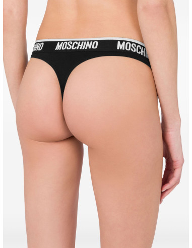 Slip perizoma nero Moschino V6A13074406