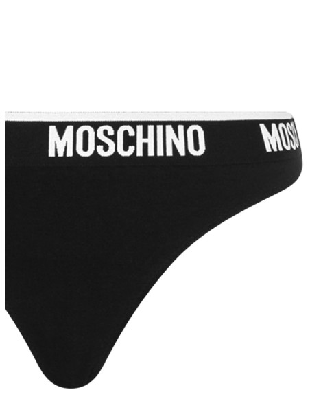 Slip perizoma nero Moschino V6A13074406