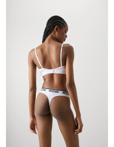 Slip perizoma bianco Moschino V6A130744060001