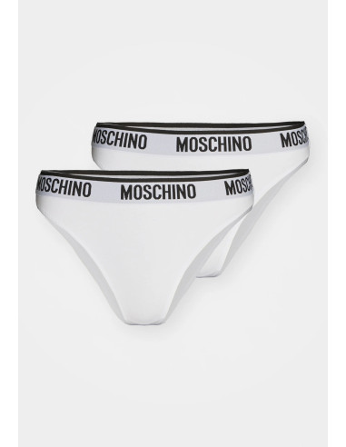 Slip perizoma bianco Moschino V6A130744060001