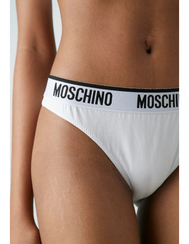 Slip perizoma bianco Moschino V6A130744060001