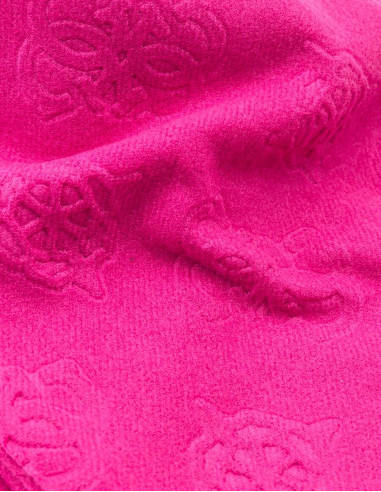 Sciarpa con logo 4G e fiore peony Guess AW9965POL03