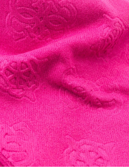 Sciarpa con logo 4G e fiore peony Guess AW9965POL03