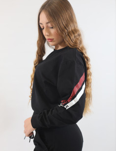 Felpa nera Moschino V6A171144130555