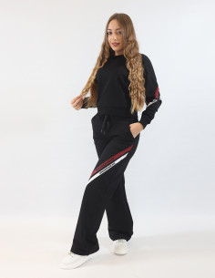 Pantalone nero Moschino V6A6812441305555 2