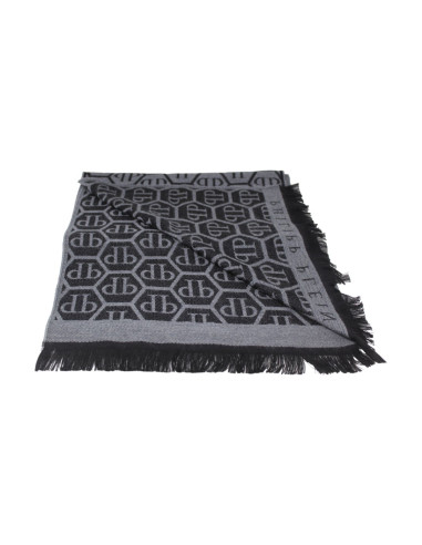 Sciarpa in lana loggata Philipp Plein SC4HWOPP656